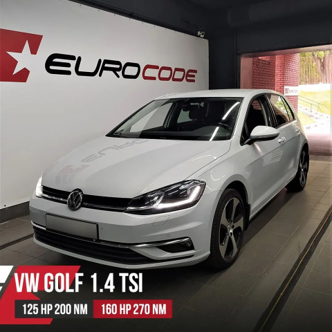 Чип тюнинг VW Golf VII 1.4TSI 125hp CZCA